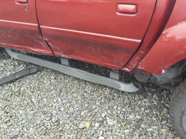 1FMZU77E91UA86419 - 2001 FORD EXPLORER S BURGUNDY photo 9