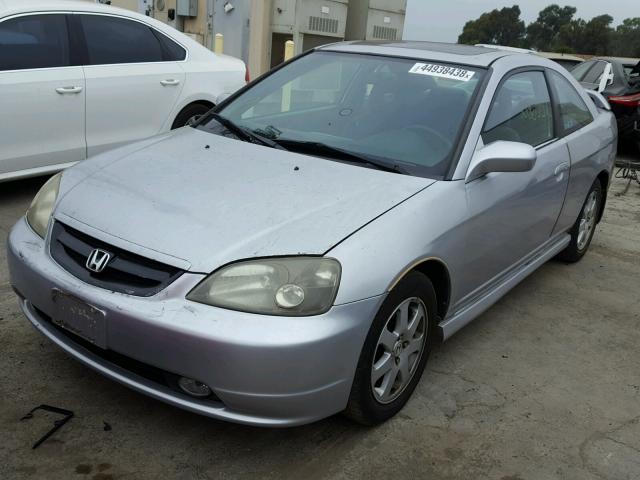 1HGEM22961L079712 - 2001 HONDA CIVIC SI GRAY photo 2