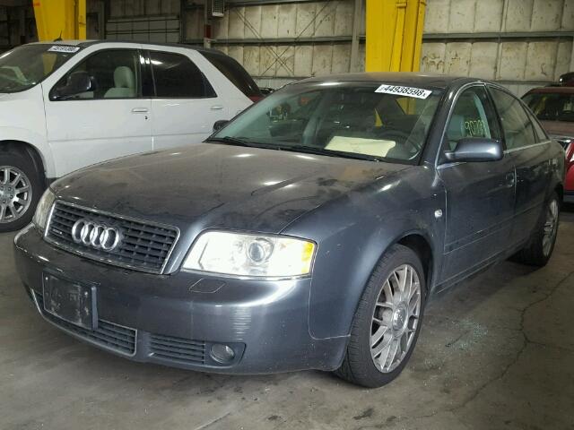 WAULD64B44N026249 - 2004 AUDI A6 2.7T QU GRAY photo 2