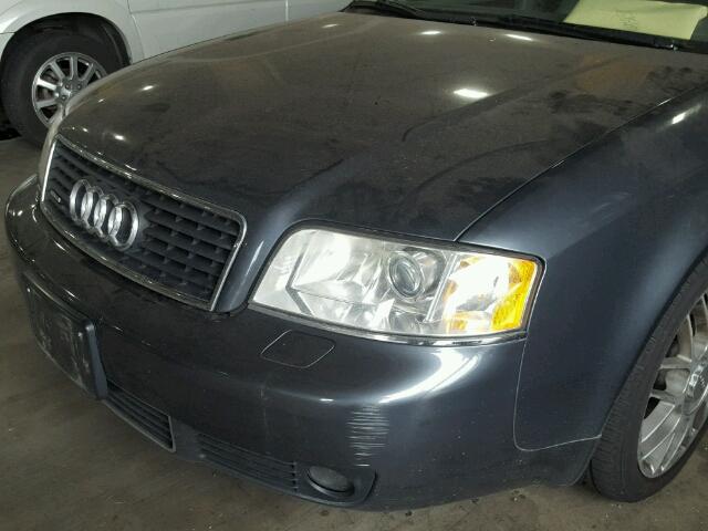 WAULD64B44N026249 - 2004 AUDI A6 2.7T QU GRAY photo 9