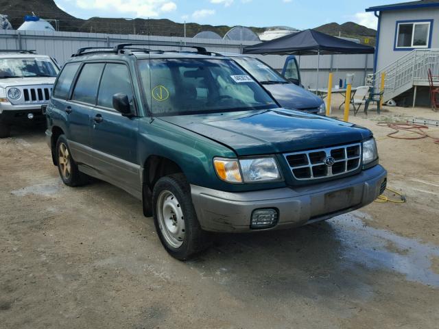JF1SF655XWH704110 - 1998 SUBARU FORESTER S GREEN photo 1
