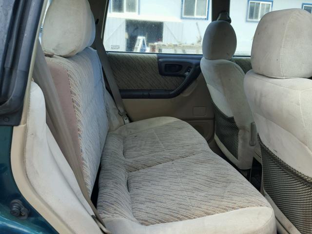 JF1SF655XWH704110 - 1998 SUBARU FORESTER S GREEN photo 6