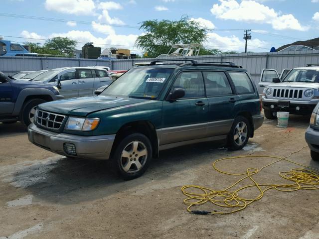 JF1SF655XWH704110 - 1998 SUBARU FORESTER S GREEN photo 9