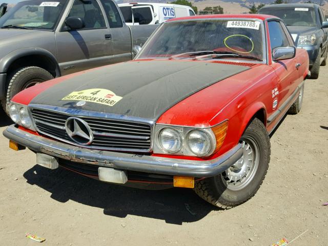 10702412022813 - 1978 MERCEDES-BENZ 450SL RED photo 2