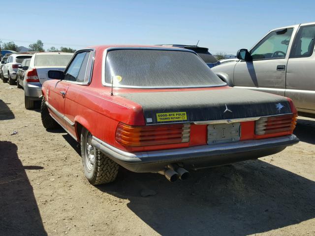 10702412022813 - 1978 MERCEDES-BENZ 450SL RED photo 3