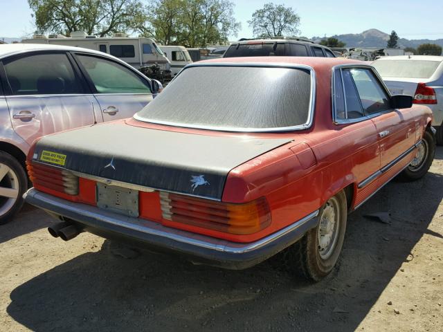 10702412022813 - 1978 MERCEDES-BENZ 450SL RED photo 4