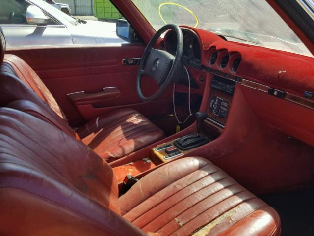 10702412022813 - 1978 MERCEDES-BENZ 450SL RED photo 5