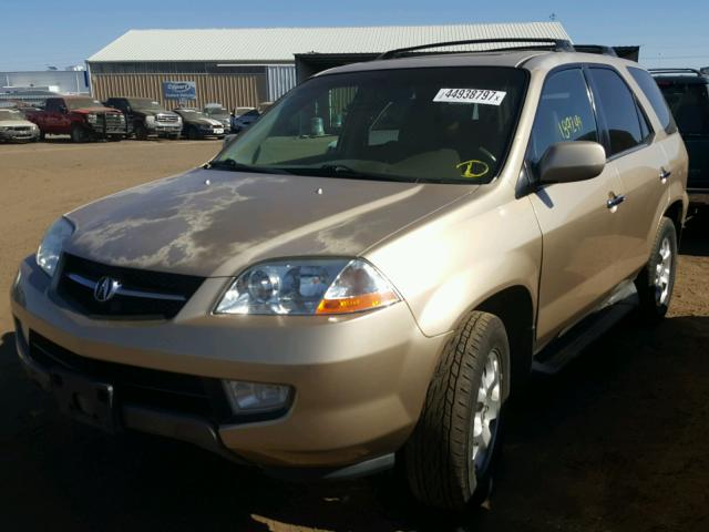 2HNYD18611H504814 - 2001 ACURA MDX GOLD photo 2