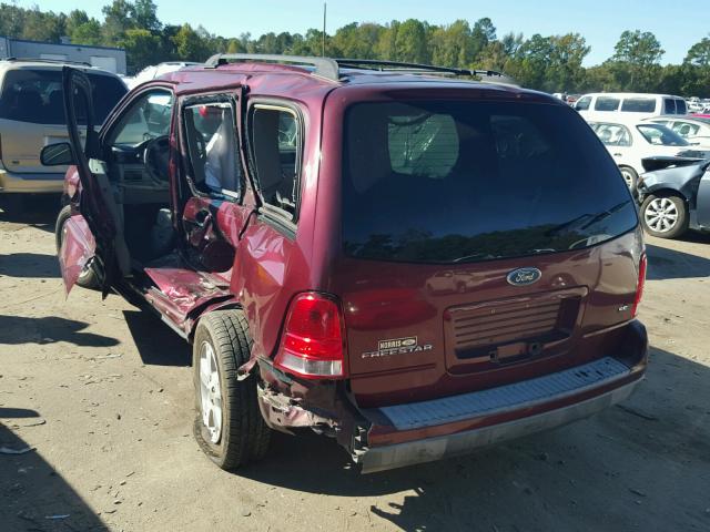 2FMZA51656BA06268 - 2006 FORD FREESTAR S BURGUNDY photo 3