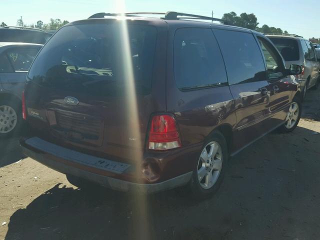 2FMZA51656BA06268 - 2006 FORD FREESTAR S BURGUNDY photo 4