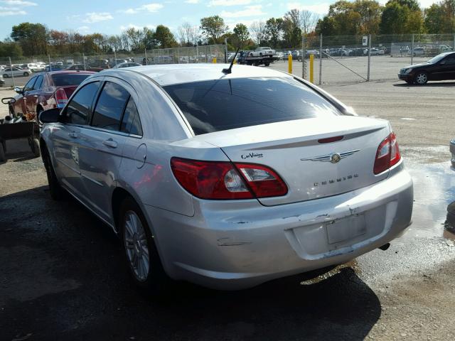 1C3LC56K67N508663 - 2007 CHRYSLER SEBRING TO SILVER photo 3