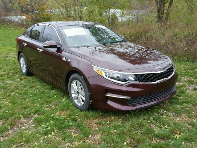 5XXGT4L30JG191325 - 2018 KIA OPTIMA BURGUNDY photo 1