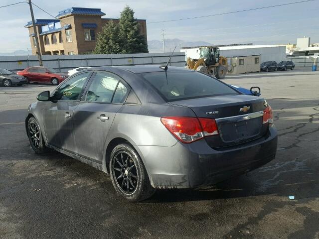 1G1PA5SH9D7156054 - 2013 CHEVROLET CRUZE GRAY photo 3