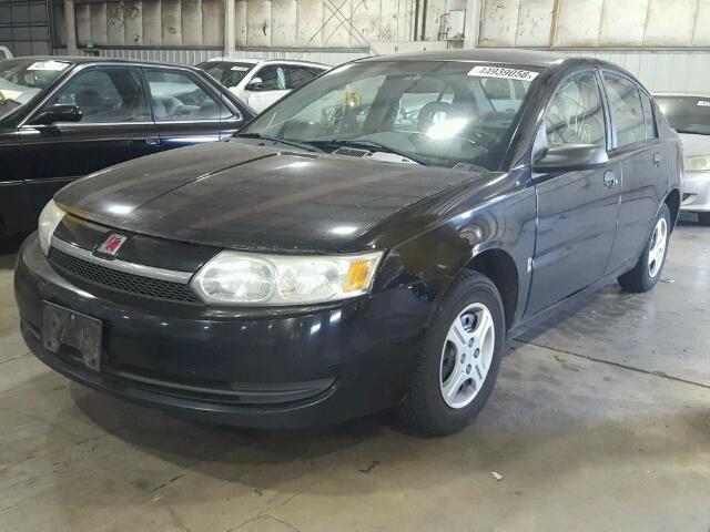 1G8AF52F54Z113424 - 2004 SATURN ION LEVEL BLACK photo 2