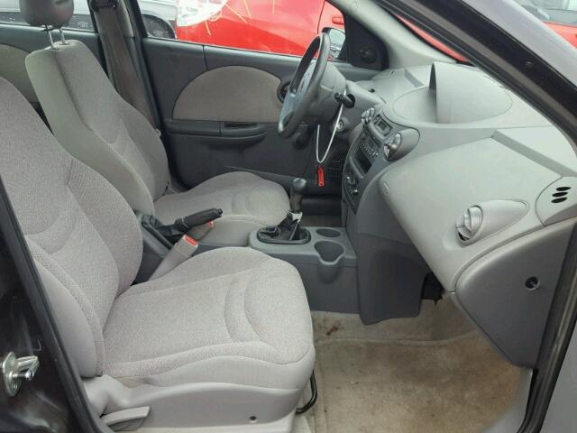 1G8AF52F54Z113424 - 2004 SATURN ION LEVEL BLACK photo 5
