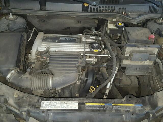 1G8AF52F54Z113424 - 2004 SATURN ION LEVEL BLACK photo 7