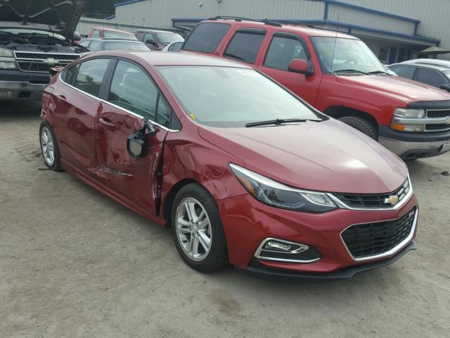 1G1BE5SM0H7150421 - 2017 CHEVROLET CRUZE LT RED photo 1