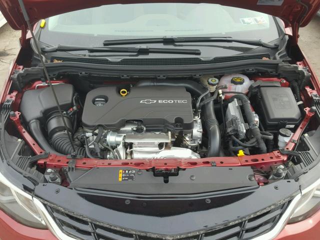 1G1BE5SM0H7150421 - 2017 CHEVROLET CRUZE LT RED photo 7