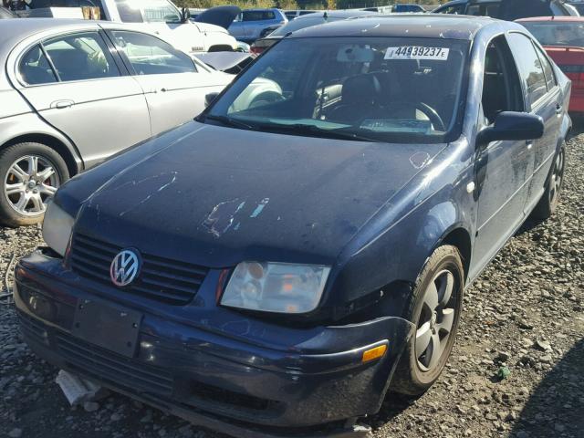 3VWSK69M83M165174 - 2003 VOLKSWAGEN JETTA GLS BLUE photo 2