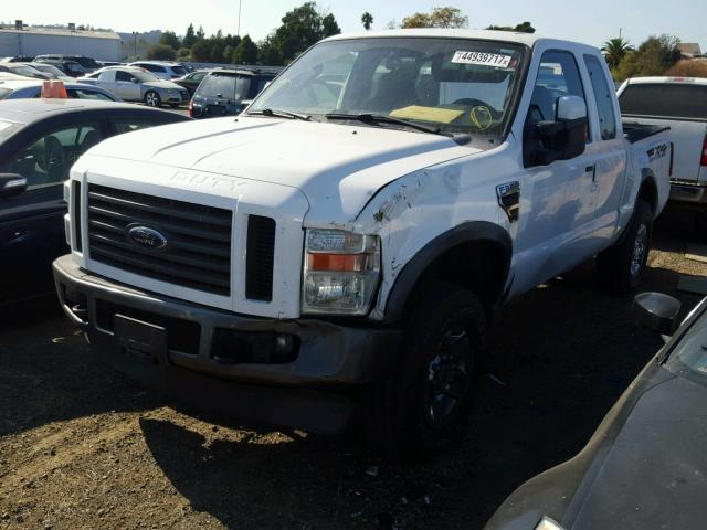 1FTSX215X8EC21064 - 2008 FORD F250 SUPER WHITE photo 2