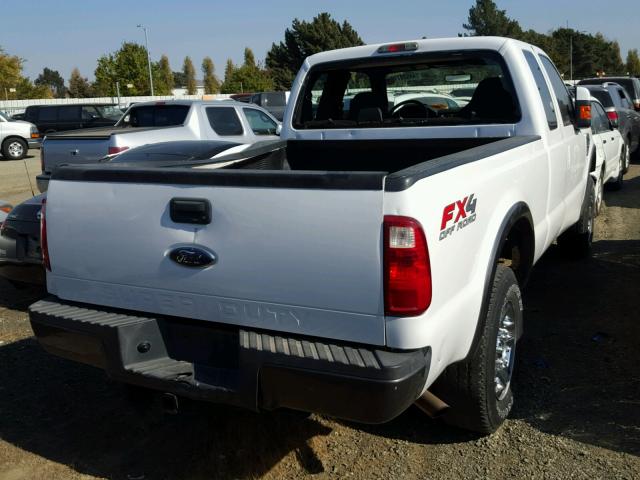 1FTSX215X8EC21064 - 2008 FORD F250 SUPER WHITE photo 4