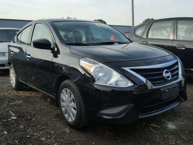 3N1CN7AP6FL954799 - 2015 NISSAN VERSA S BLACK photo 1