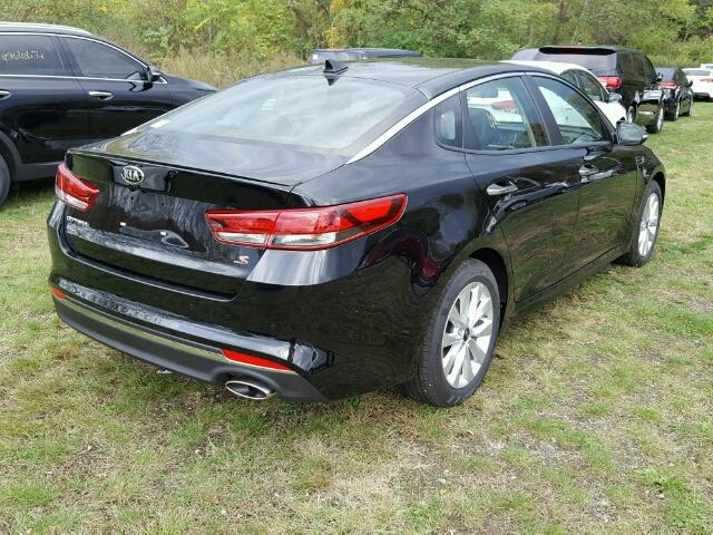 5XXGT4L34JG191098 - 2018 KIA OPTIMA BLACK photo 4