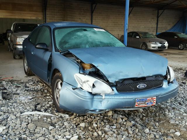 1FAFP53235A187063 - 2005 FORD TAURUS BLUE photo 1