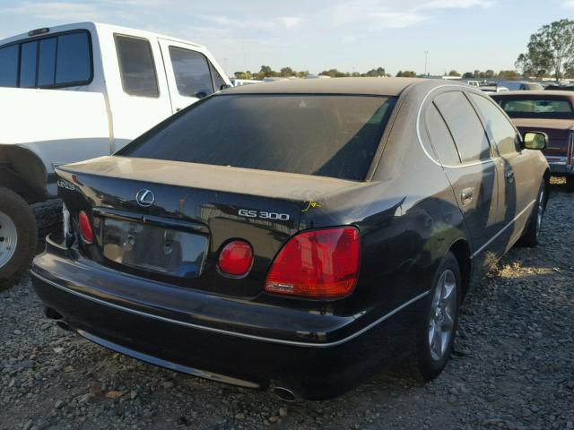 JT8BD69S730190824 - 2003 LEXUS GS 300 BLACK photo 4