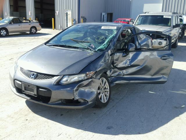 2HGFG3B83CH517028 - 2012 HONDA CIVIC EX GRAY photo 2