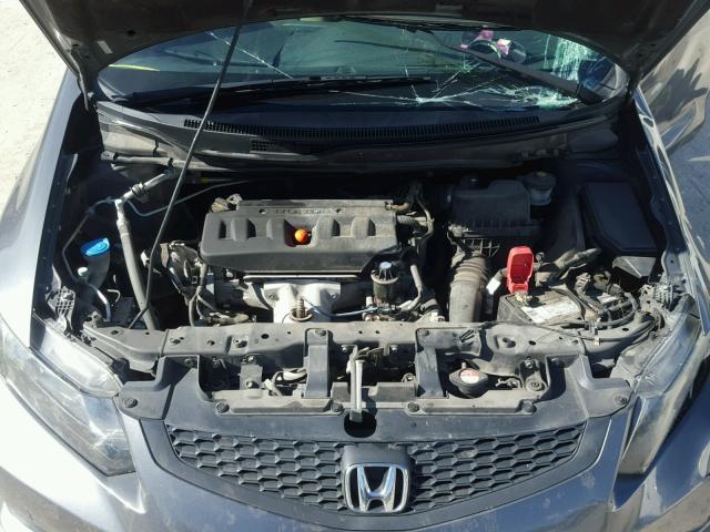 2HGFG3B83CH517028 - 2012 HONDA CIVIC EX GRAY photo 7