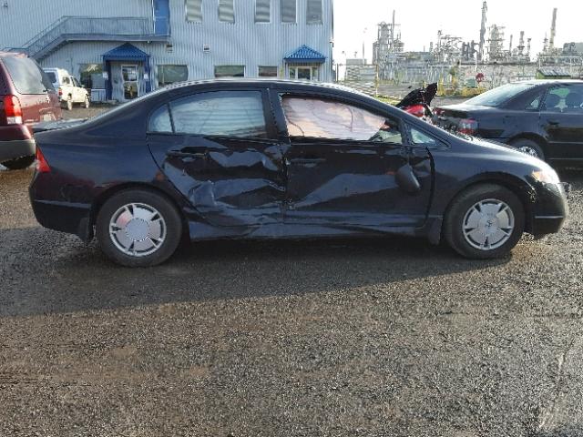 2HGFA16438H117605 - 2008 HONDA CIVIC DX-G BLACK photo 9