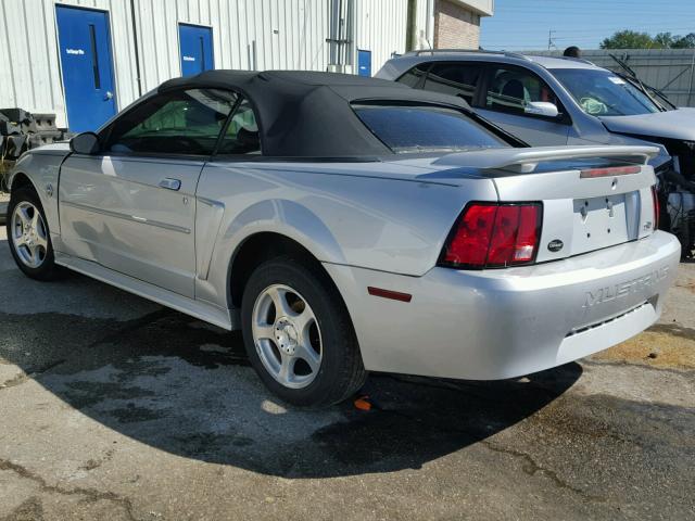 1FAFP44634F216106 - 2004 FORD MUSTANG SILVER photo 3