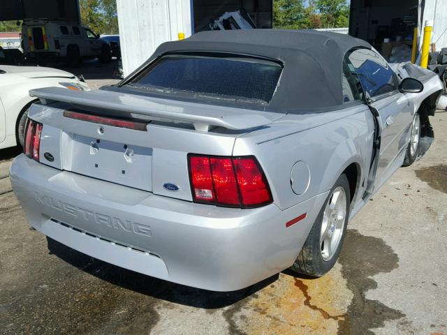 1FAFP44634F216106 - 2004 FORD MUSTANG SILVER photo 4