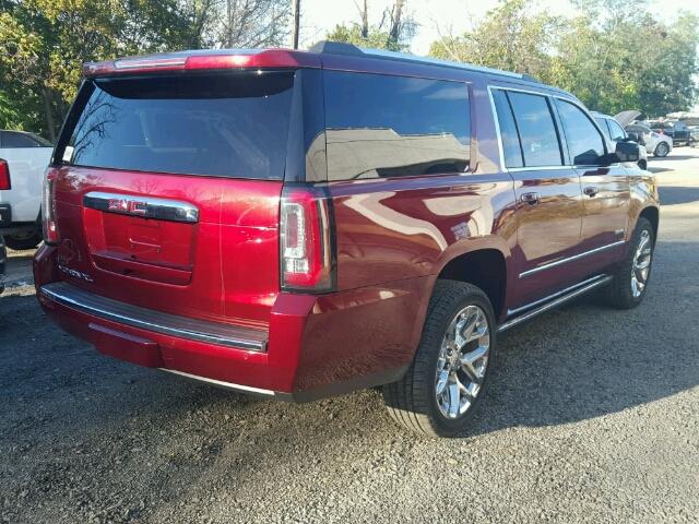 1GKS1HKJ8HR336145 - 2017 GMC YUKON XL D BURGUNDY photo 4