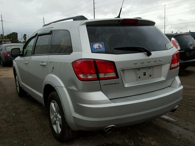 3D4PG1FG4BT506069 - 2011 DODGE JOURNEY SILVER photo 3