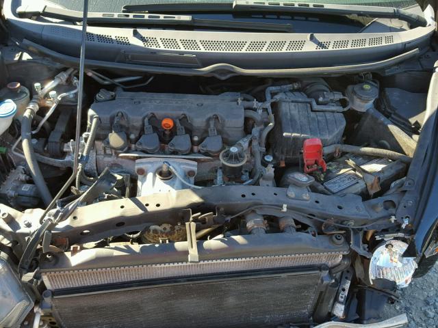 2HGFG12878H563750 - 2008 HONDA CIVIC EX შავი ფოტო 7