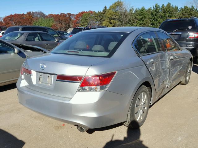 1HGCP2F36CA109178 - 2012 HONDA ACCORD SILVER photo 4