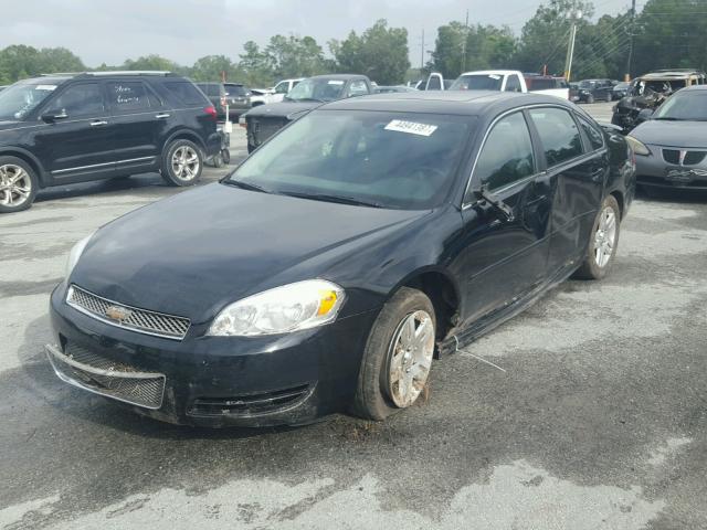 2G1WG5E3XC1130021 - 2012 CHEVROLET IMPALA LT BLACK photo 2