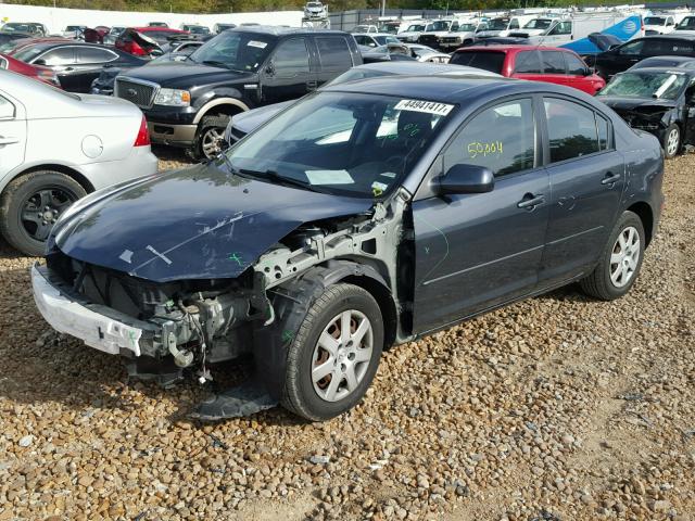 JM1BK32F481164427 - 2008 MAZDA 3 I GRAY photo 2