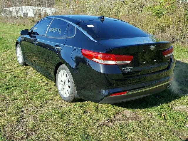 5XXGU4L34GG031518 - 2018 KIA OPTIMA BLACK photo 3