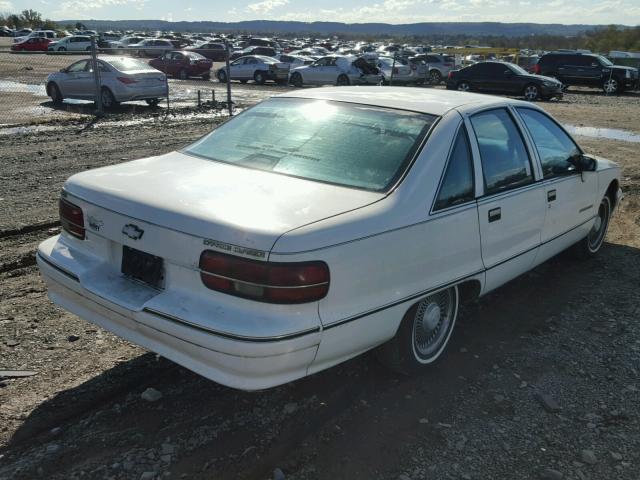 1G1BN53E1NR155229 - 1992 CHEVROLET CAPRICE CL WHITE photo 4