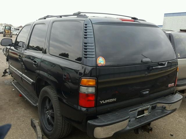 1GKEK13T76J119005 - 2006 GMC YUKON BLACK photo 3