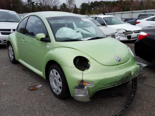 3VWBS21C21M418112 - 2001 VOLKSWAGEN NEW BEETLE GREEN photo 1