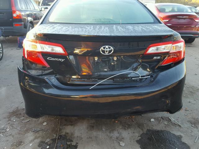 4T1BF1FK5DU672684 - 2013 TOYOTA CAMRY BLACK photo 9