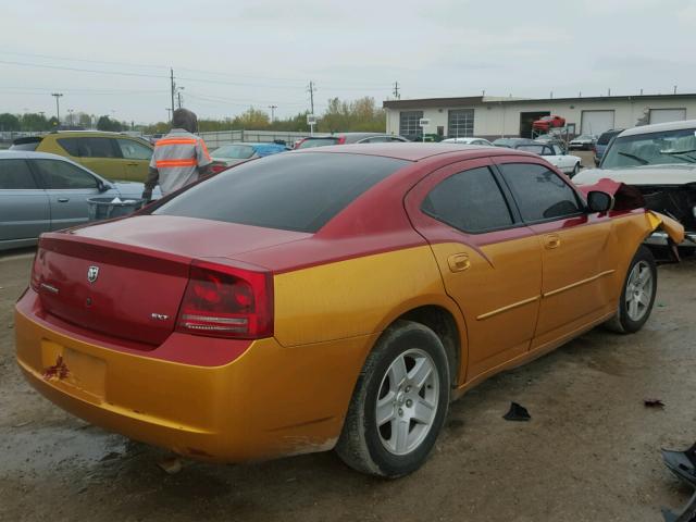 2B3KA43G47H722665 - 2007 DODGE CHARGER YELLOW photo 4