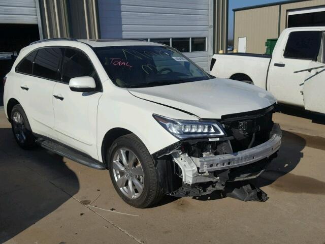 5FRYD3H82FB003493 - 2015 ACURA MDX ADVANC WHITE photo 1