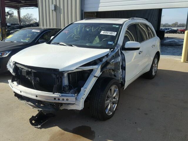 5FRYD3H82FB003493 - 2015 ACURA MDX ADVANC WHITE photo 2