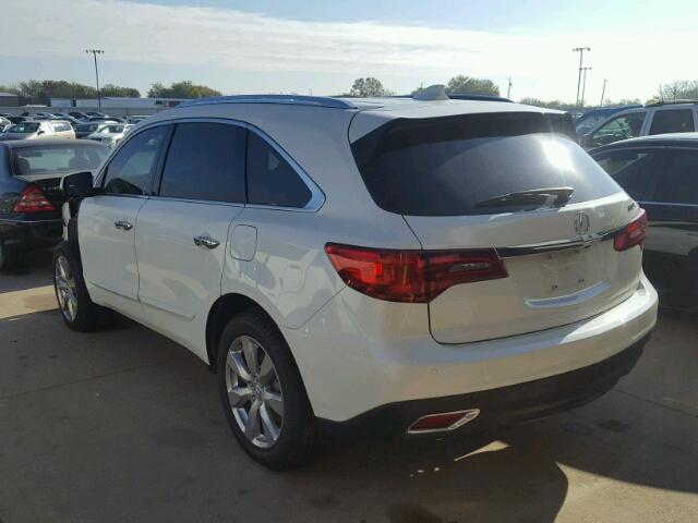 5FRYD3H82FB003493 - 2015 ACURA MDX ADVANC 白色 照片 3