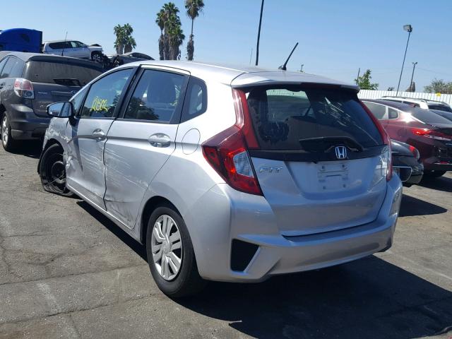 3HGGK5H50FM778330 - 2015 HONDA FIT LX SILVER photo 3